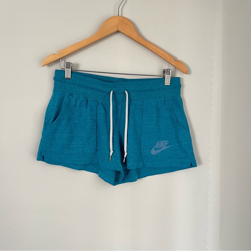 Nike Vintage Blue High Rise Shorts Size Medium